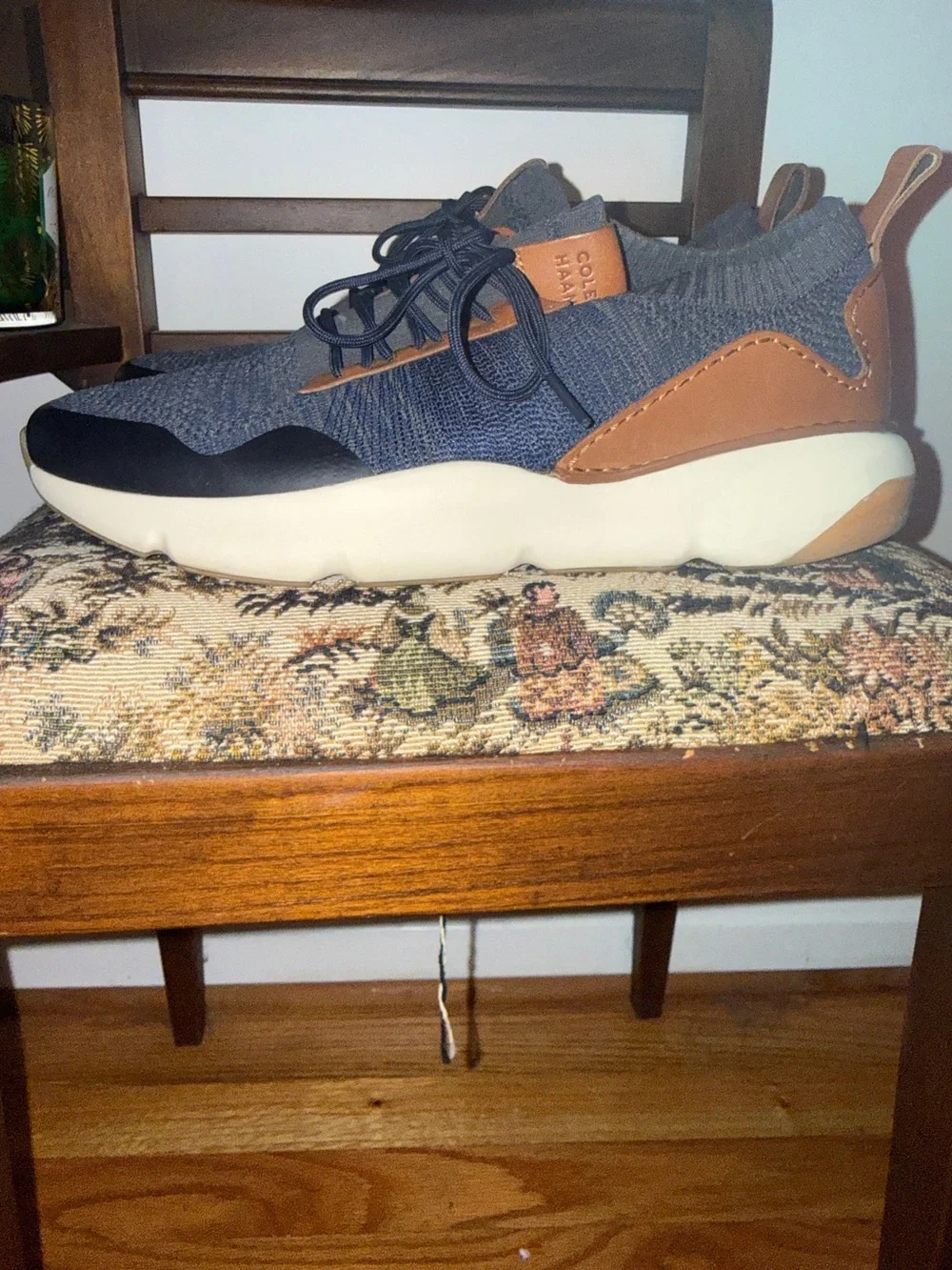 Cole Haan Zerogrand Stitchlite All Day Sneaker Marine Blue Brown Men’s 10.5M
